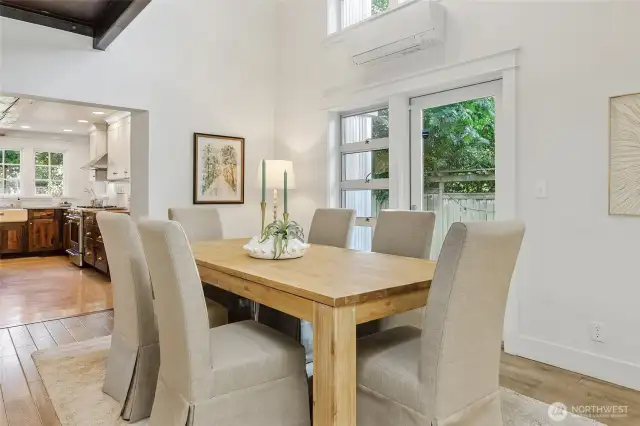 Featuring it's own private patio