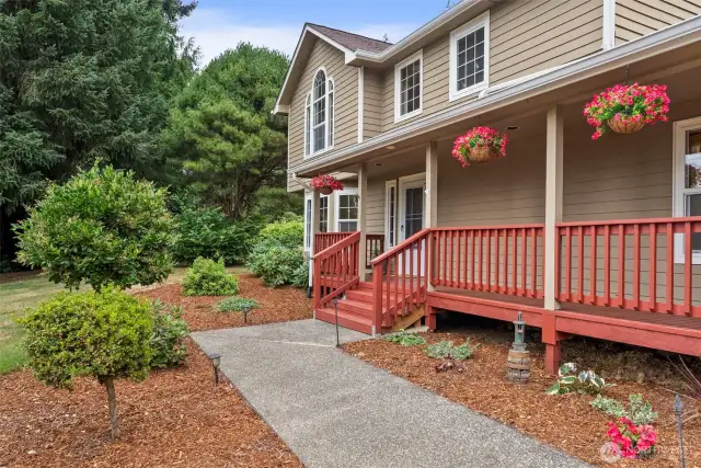 Covered Front Porch.
