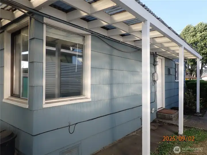 Back of front home