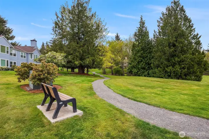 Community trails for your enjoyment.