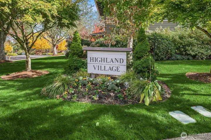 This condo is part of the Highland Village.