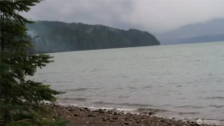 Community private beach for landowners of Capstan Rock.
