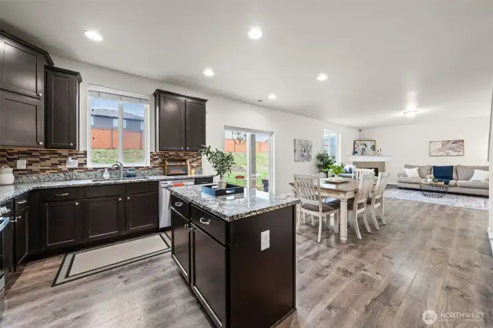 This floor plans allows for easy flow