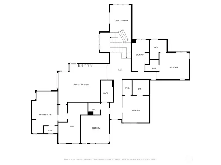 Upper Level Floor Plan