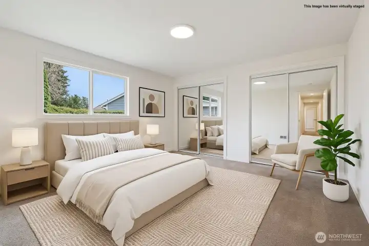 Primary bedroom Unit #A