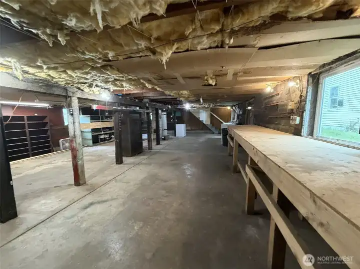 Basement workshop
