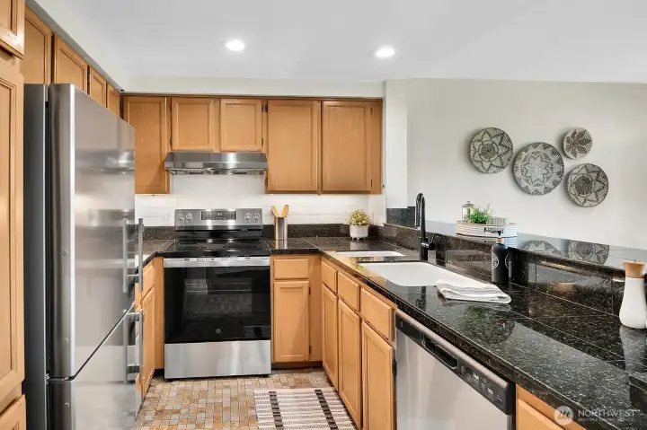 All new appliances including Liebherr fridge.