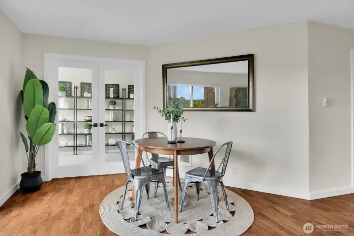 Spacious layout great for hosting.