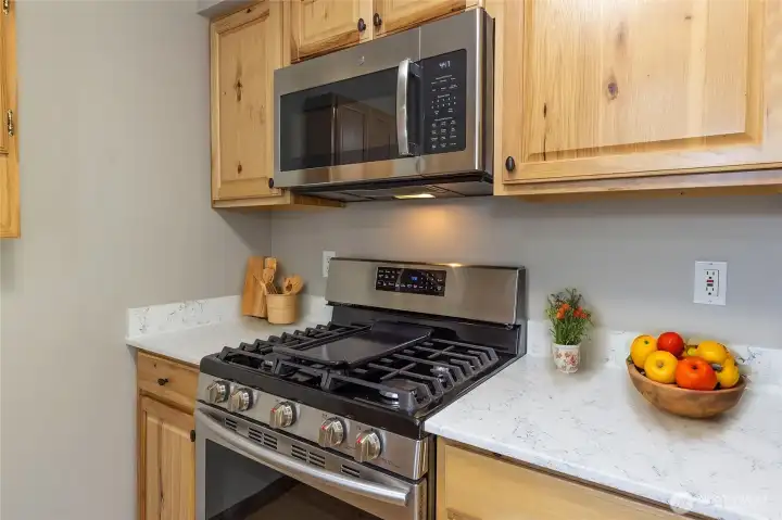 Kitchen, virtually staged