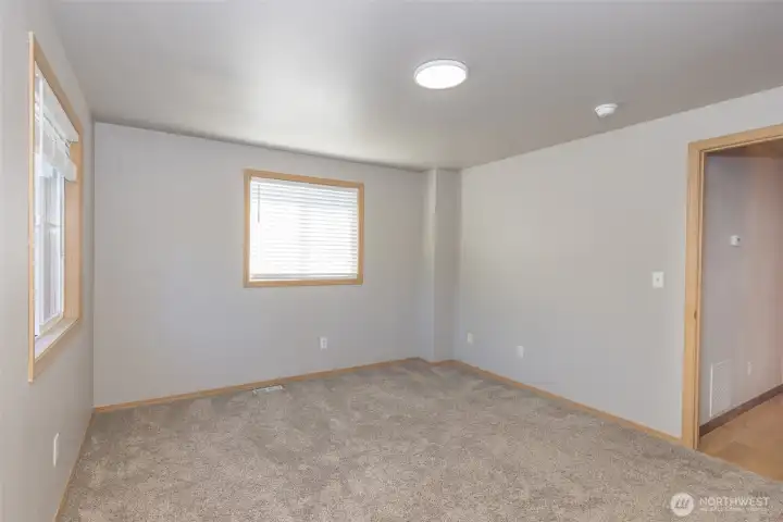 Primary bedroom vacant