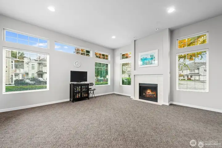 Common area in clubhouse for meetings or gatherings