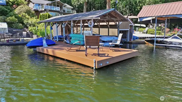 Dock and boathouse