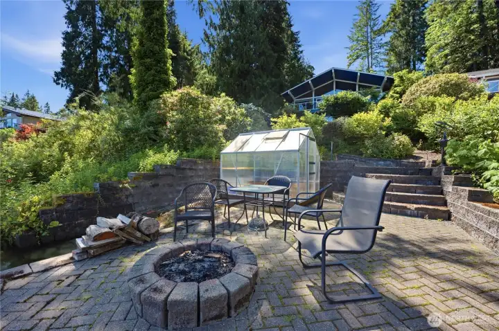 Patio and firepit