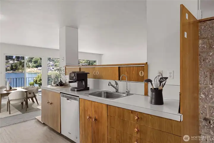 Main floor kitchen.