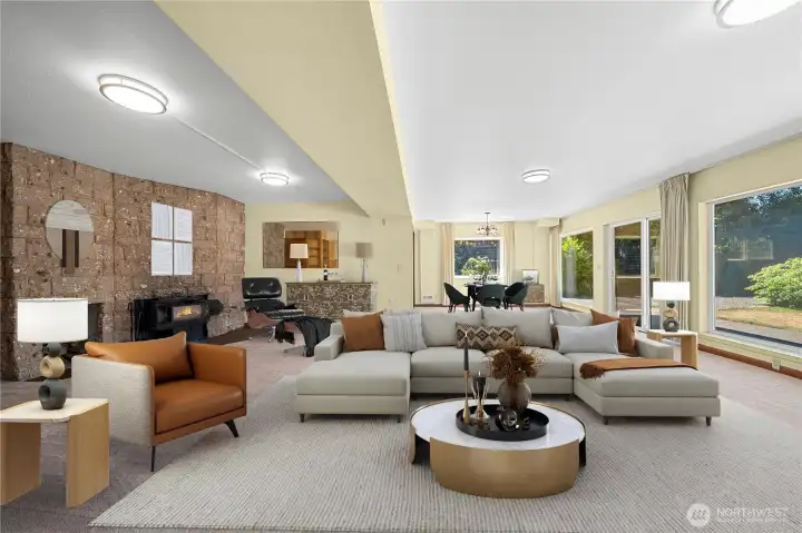 Family room or mother-in-law space.