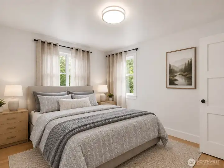 Unit A virtually staged
