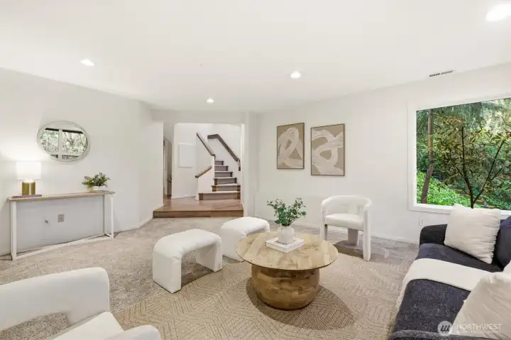 Light and Bright Lower Level