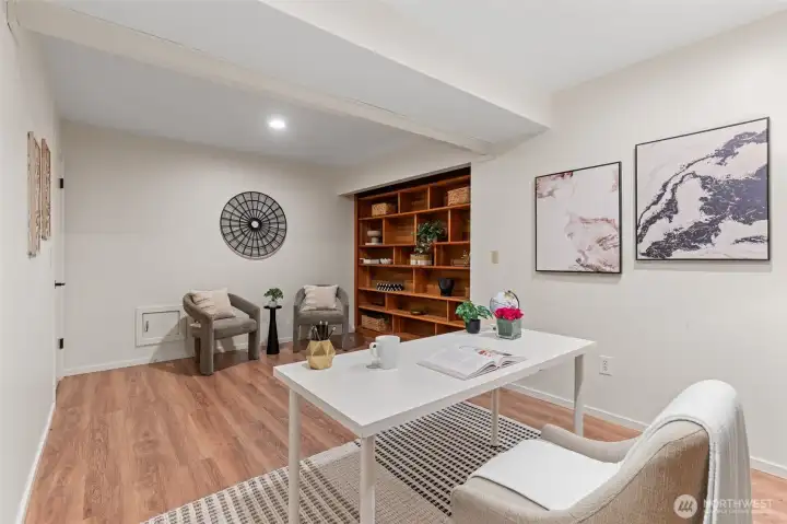Room for Sitting Area & Library
