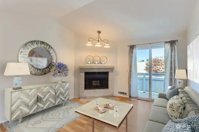 Highly Desirable Top-Floor End-Unit Condo (Virtually Staged)