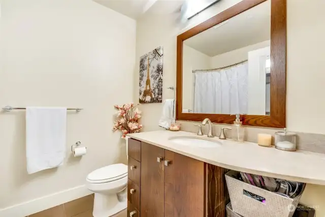 Bathroom vanity.