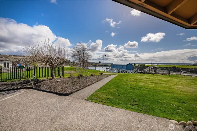Patio Lawn area to dock