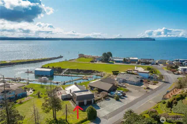 Drone shot Birch Bay