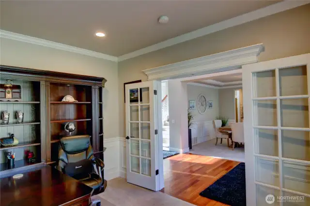 Working  from home is easy with main floor office.