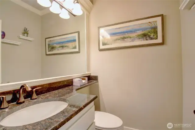 Main floor powder room.