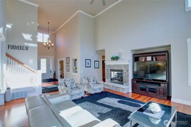 Gas fireplace for cozy winter nights.