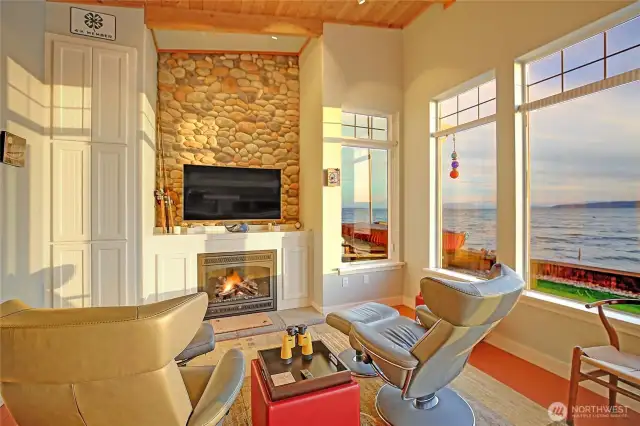Gas Fireplace~