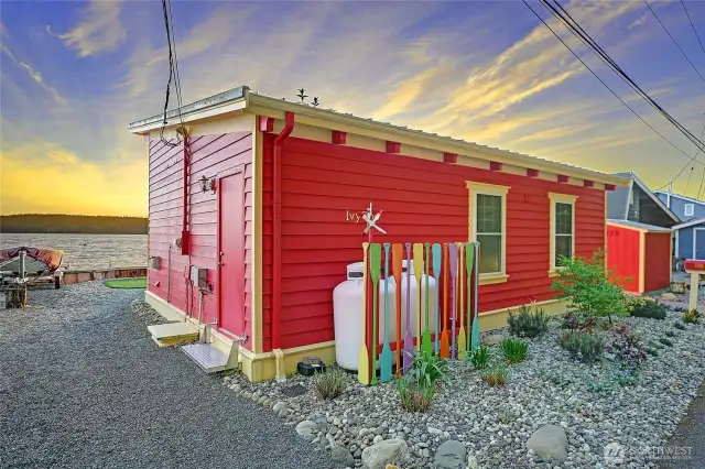 Rear Outdoor Storage Room and Low-Maintenance Landscaping~