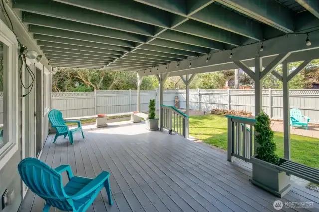 Covered Back Deck