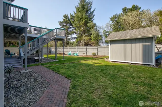 Back Yard & Shed