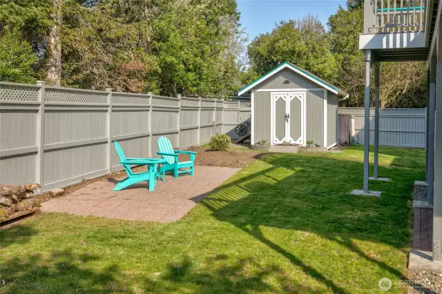 Back Yard & Shed