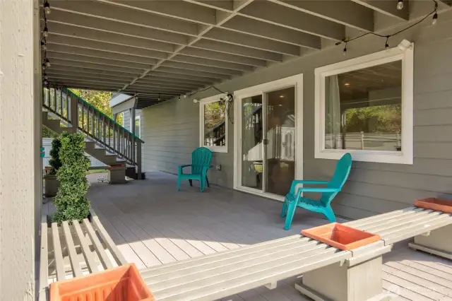 Covered Back Deck