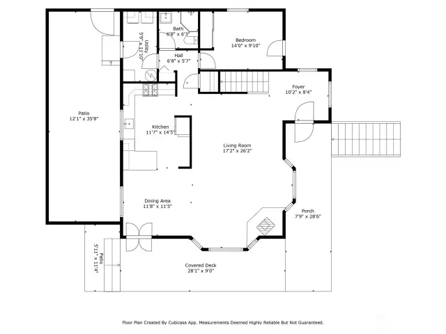 Main house lower level floor plan