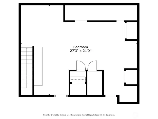 Detached ADU upstairs bedroom