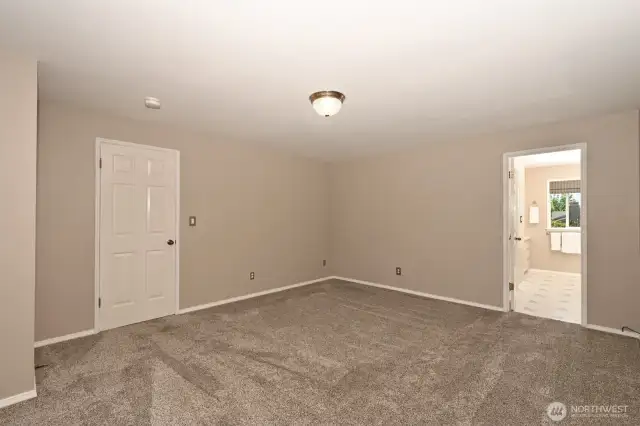 See Matterport floor plan for dimensions for the whole home. This primary is a suite!