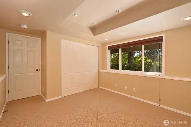 A nice sized bedroom on this level making for a perfect place for guests. This is a 5th bedroom in this incredible, spacious home!