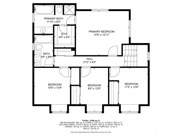 Tax ID 677520-0020 ~ 2nd Floor level~960 SQ FT