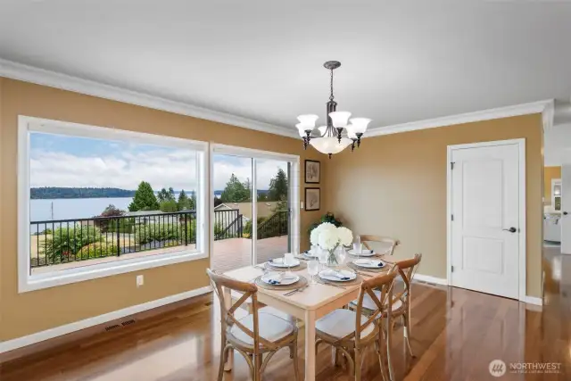 dine overlooking the Puget Sound