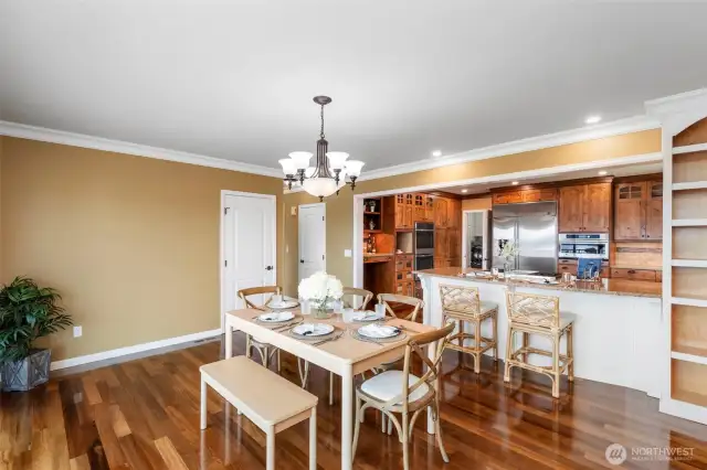 separate dining area