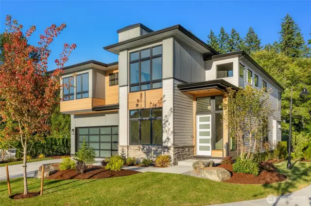 Prominently positioned on Greenbelt lot. Each residence makes it's own statement with stunning professionally designed landscapes