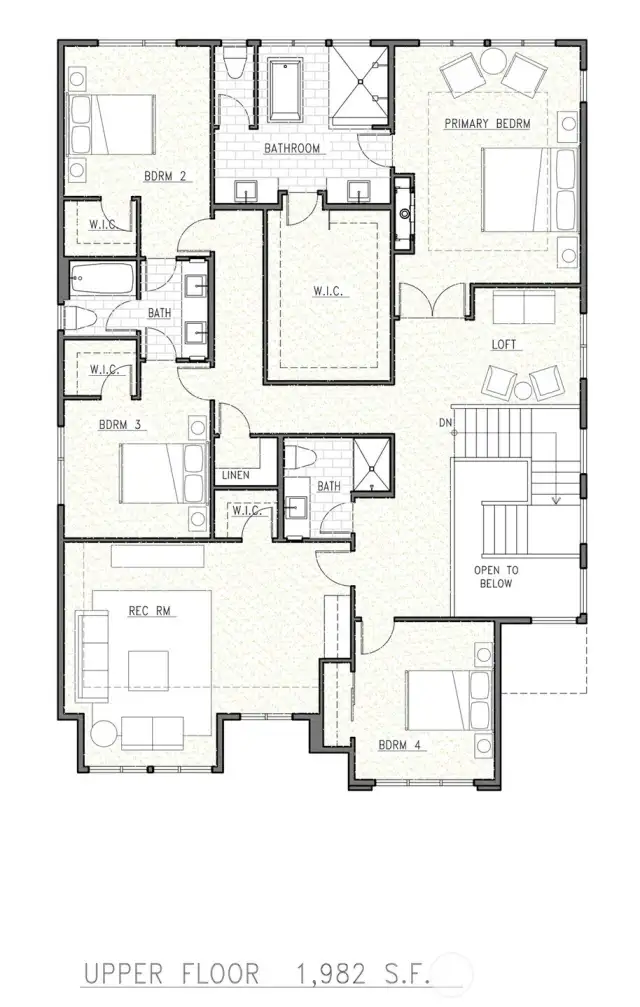 4 Beds PLUS Massive Rec Room looking out to community Great Lawn