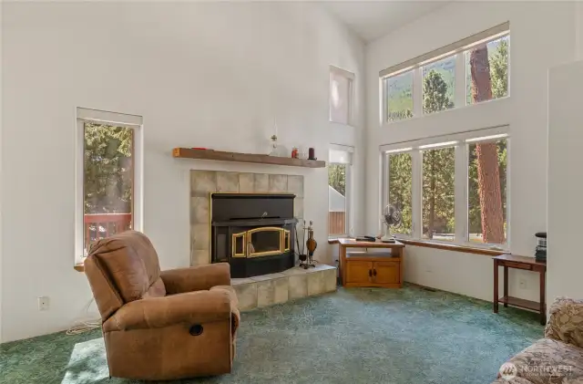Enjoy reading and mountain views