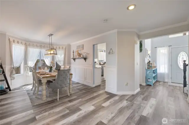 We love how the light pours into this room and showcases the brand new LPV flooring.