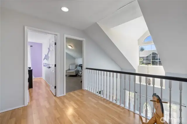 Leading to Bedroom #2 and bonus office/nursery/game/meditation nook!