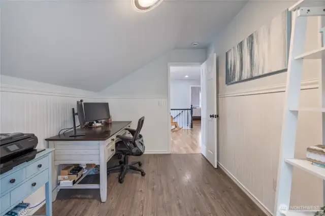 Currently this space is being used as an office.