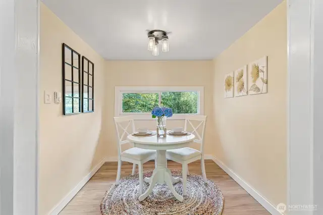 Dining area.