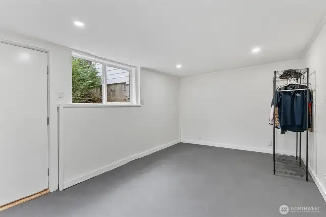 Bedroom #3 with private entrance. Possible ADU?